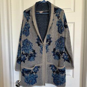 J.Jill Floral Sweater